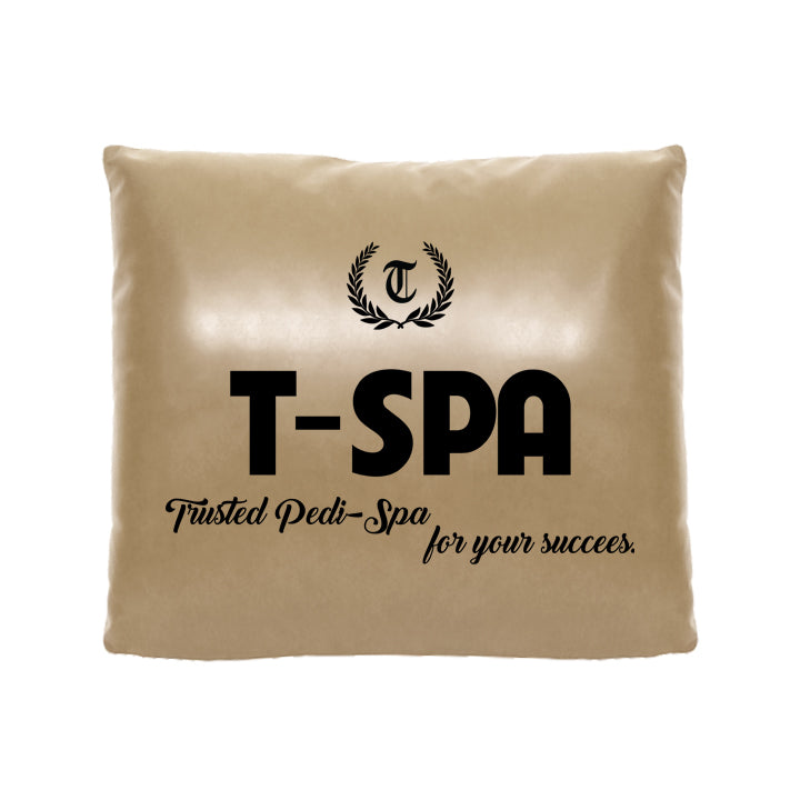 Full pillow with logo embroidery - khaki