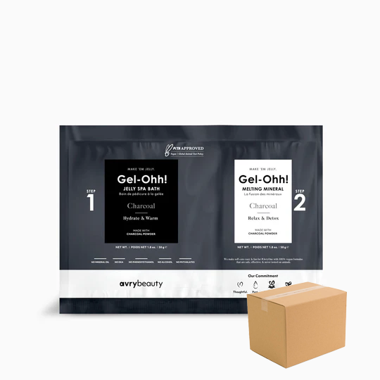 Gel-ohh! Jelly spa pedi 120/case - charcoal