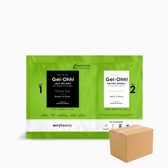 Gel-ohh! Jelly spa pedi 120/case - green tea