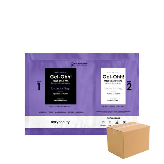 Gel-ohh! Jelly spa pedi 120/case - lavender