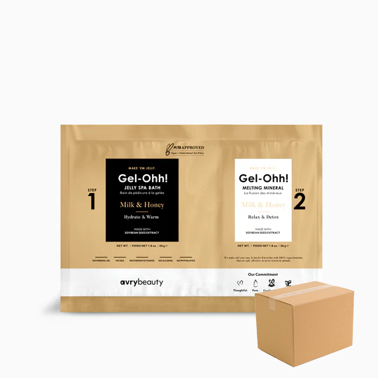 Gel-ohh! Jelly spa pedi 120/case - milk & honey