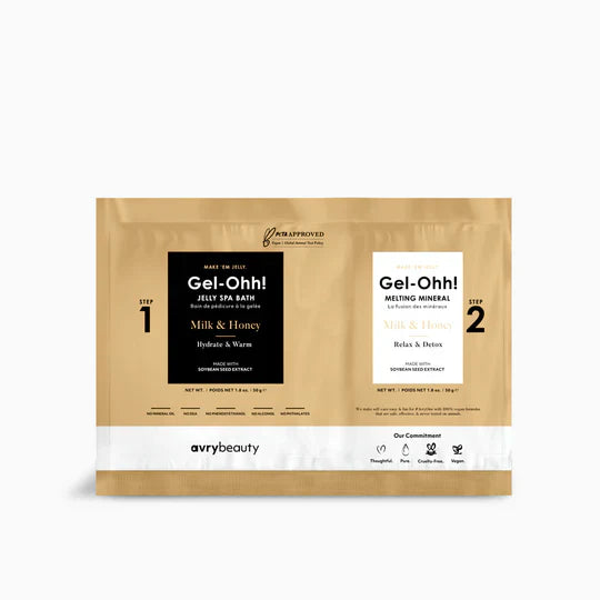 Gel-ohh! Jelly spa pedi 120/case - milk & honey
