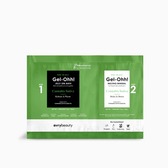 Gel-ohh! Jelly spa pedi 120/case - hemp extract seed oil