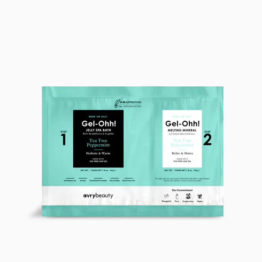 Gel-ohh! Jelly spa pedi 120/case - tea tree & peppermint