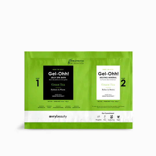 Gel-ohh! Jelly spa pedi 120/case - green tea