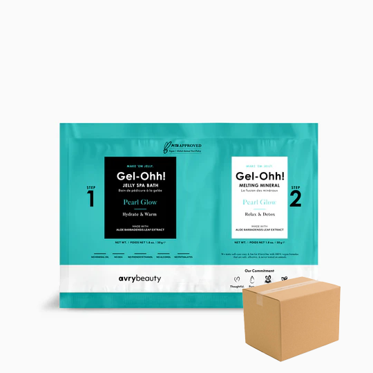 Gel-ohh! Jelly spa pedi 120/case - pearl glow