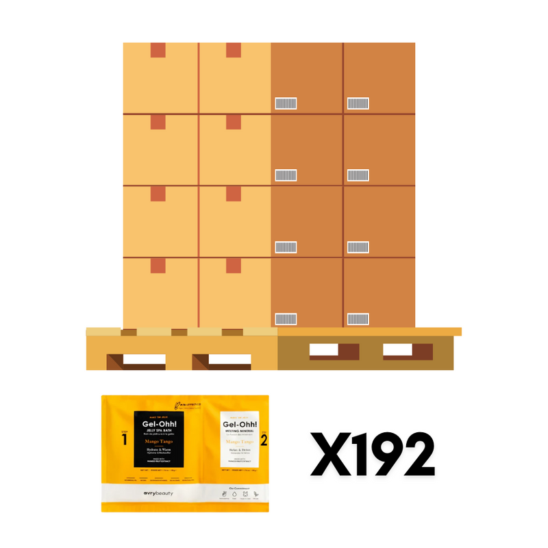 Gel-ohh! Jelly spa pedi 2 step 30/box - 192/pallet (w2)