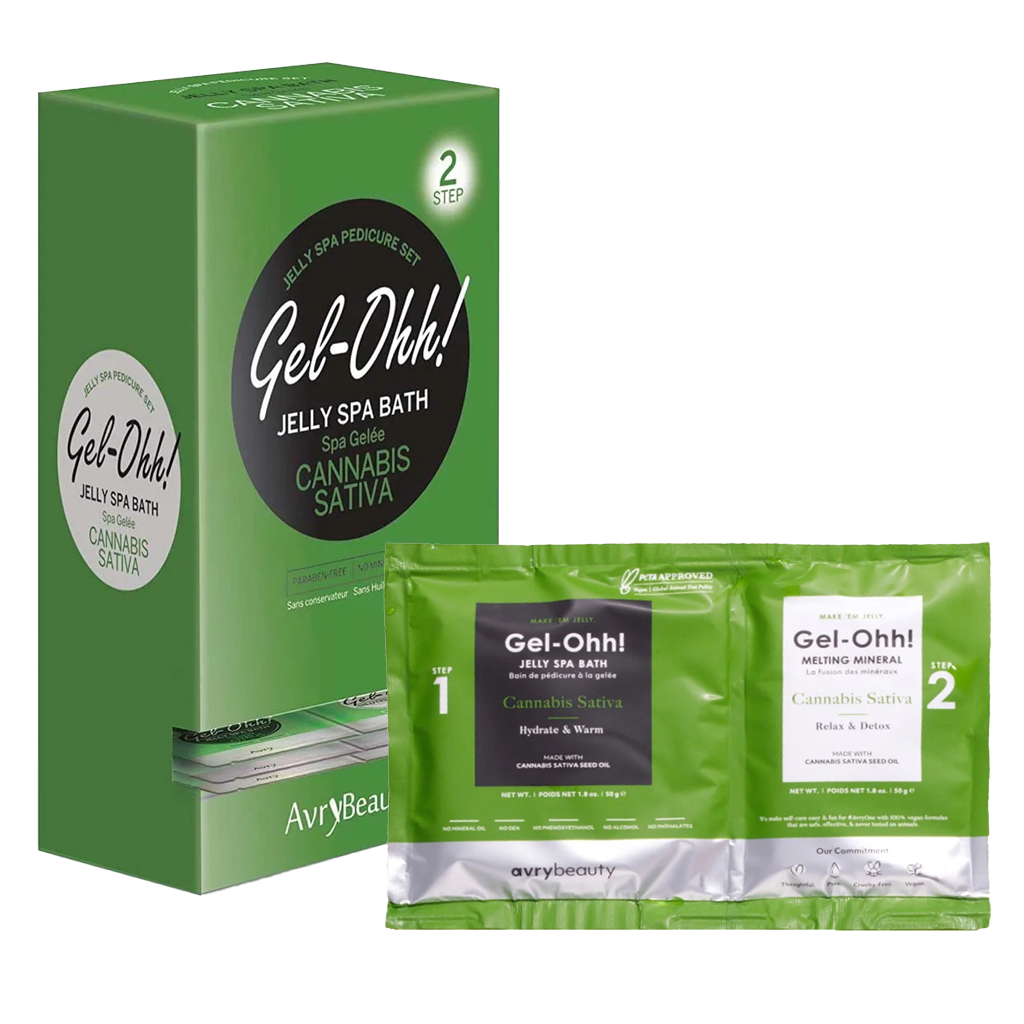 Gel-ohh! Jelly spa pedi 30/box - hemp extract seed oil