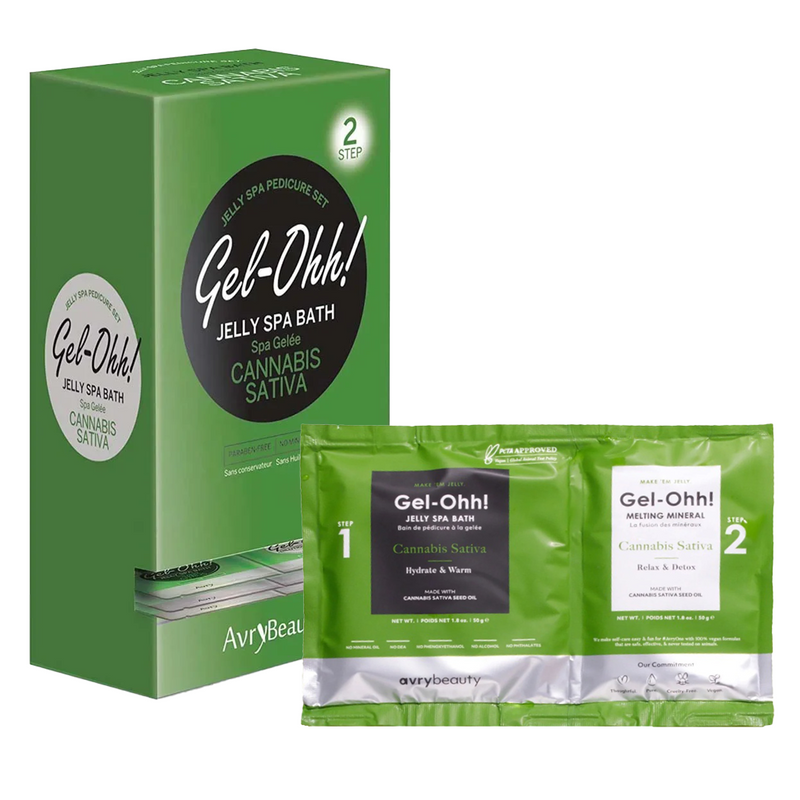 Gel-ohh! Jelly spa pedi 30/box - hemp extract seed oil