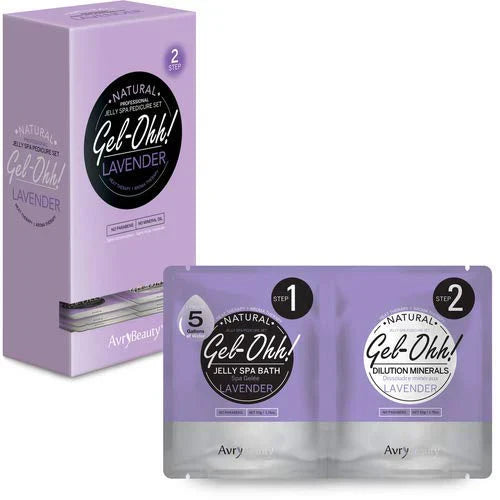 Gel-ohh! Jelly spa pedi 30/box - lavender - pedicure kit