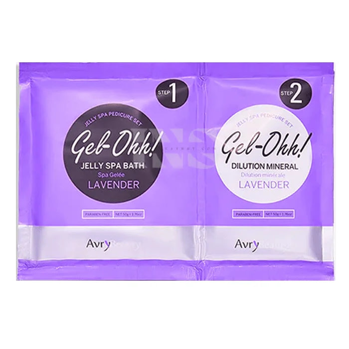 Gel-ohh! Jelly spa pedi 30/box - lavender - pedicure kit