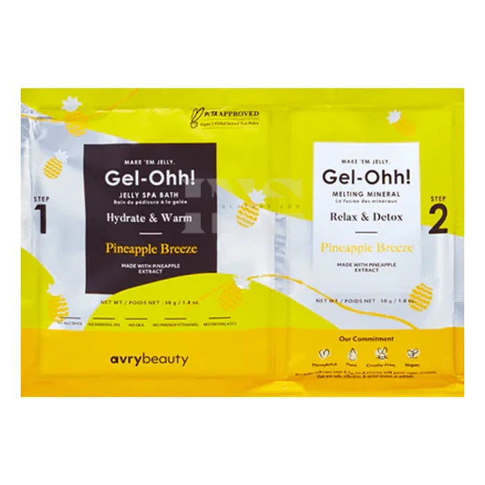 Gel-ohh! Jelly spa pedi 30/box - pineapple breeze *limited*
