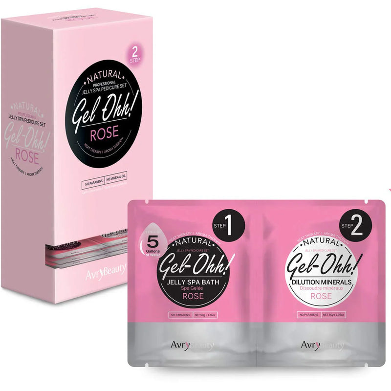 Gel-ohh! Jelly spa pedi 30/box - rose - pedicure kit