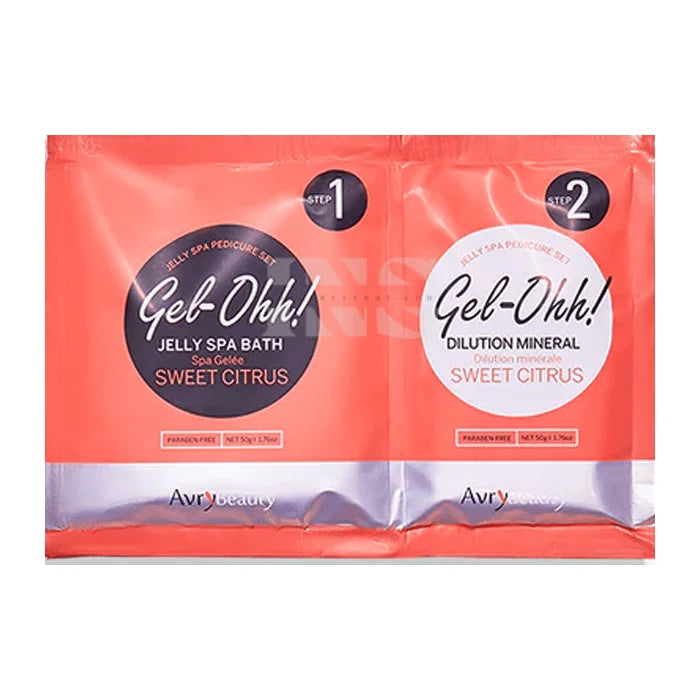 Gel-ohh! Jelly spa pedi 30/box - sweet citrus - pedicure kit