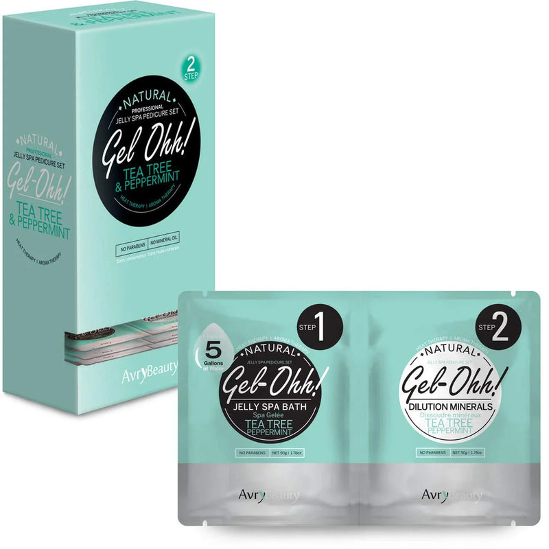Gel-ohh! Jelly spa pedi 30/box - tea tree & peppermint