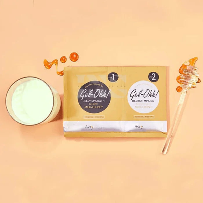 GEL-OHH! Jelly Spa Pedi Milk & Honey 30/Box