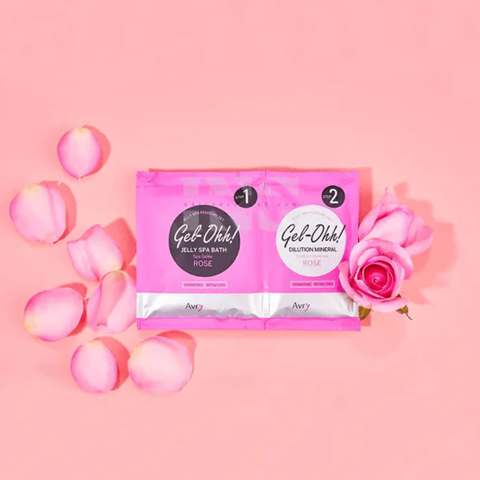 GEL-OHH! Jelly Spa Pedi Rose 30/Box