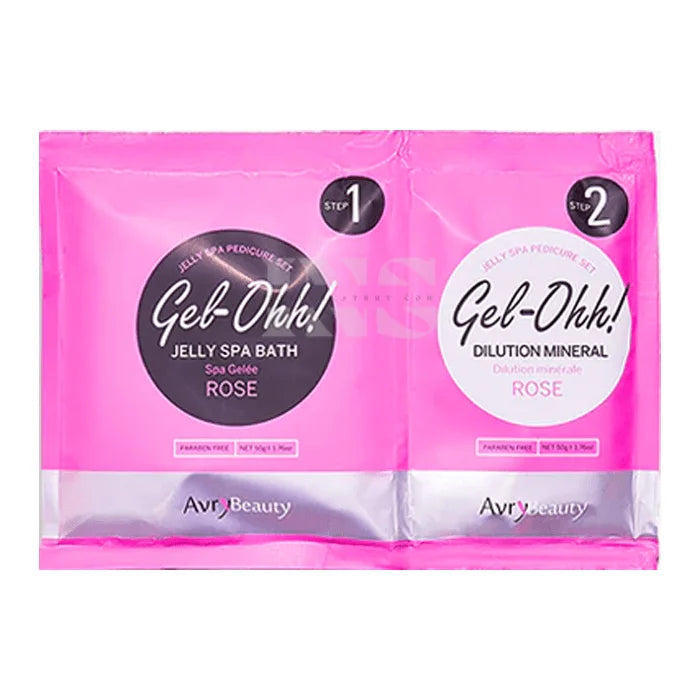 GEL-OHH! Jelly Spa Pedi Rose 30/Box - Pedicure