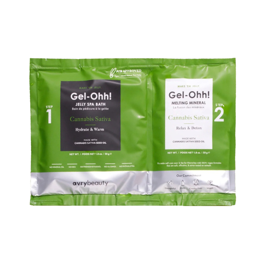 Gel-ohh! Jelly spa pedi single - hemp extract seed oil