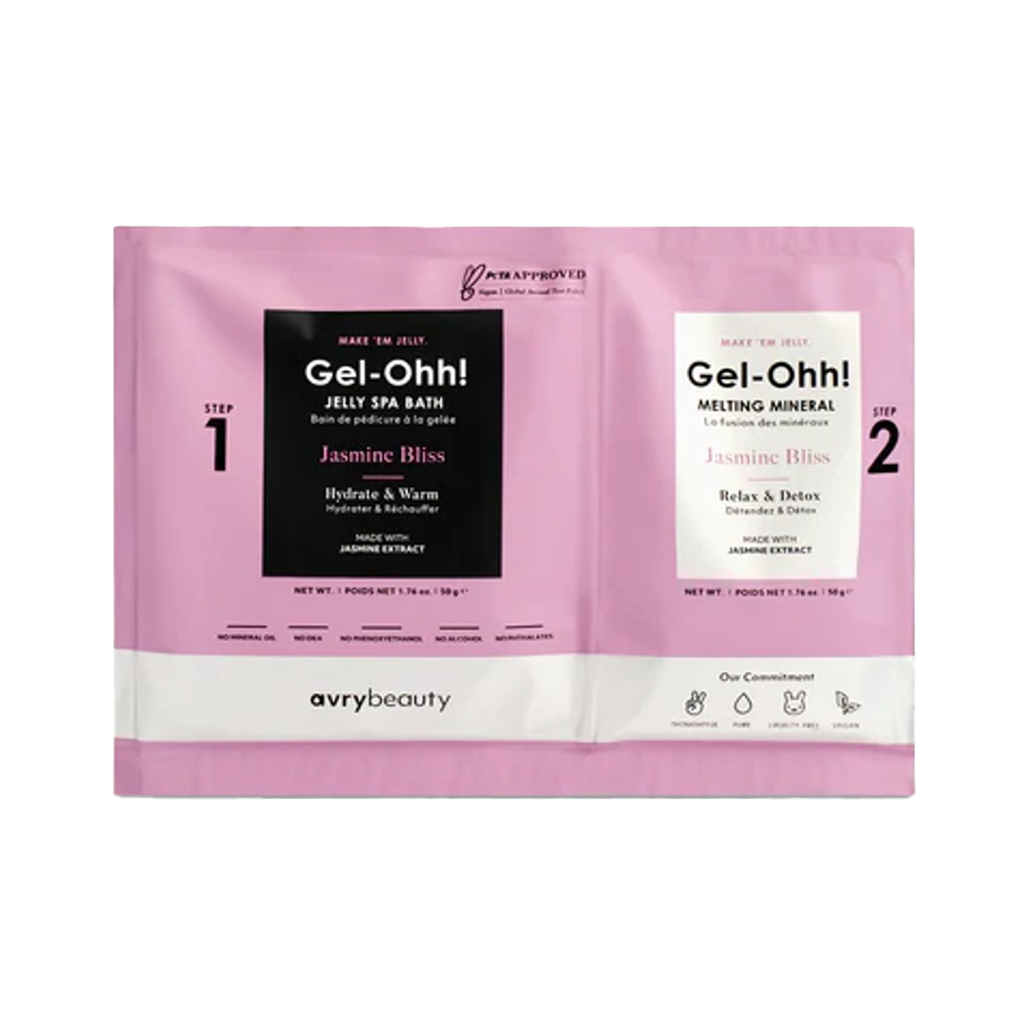 Gel-ohh! Jelly spa pedi single - jasmine - pedicure kit