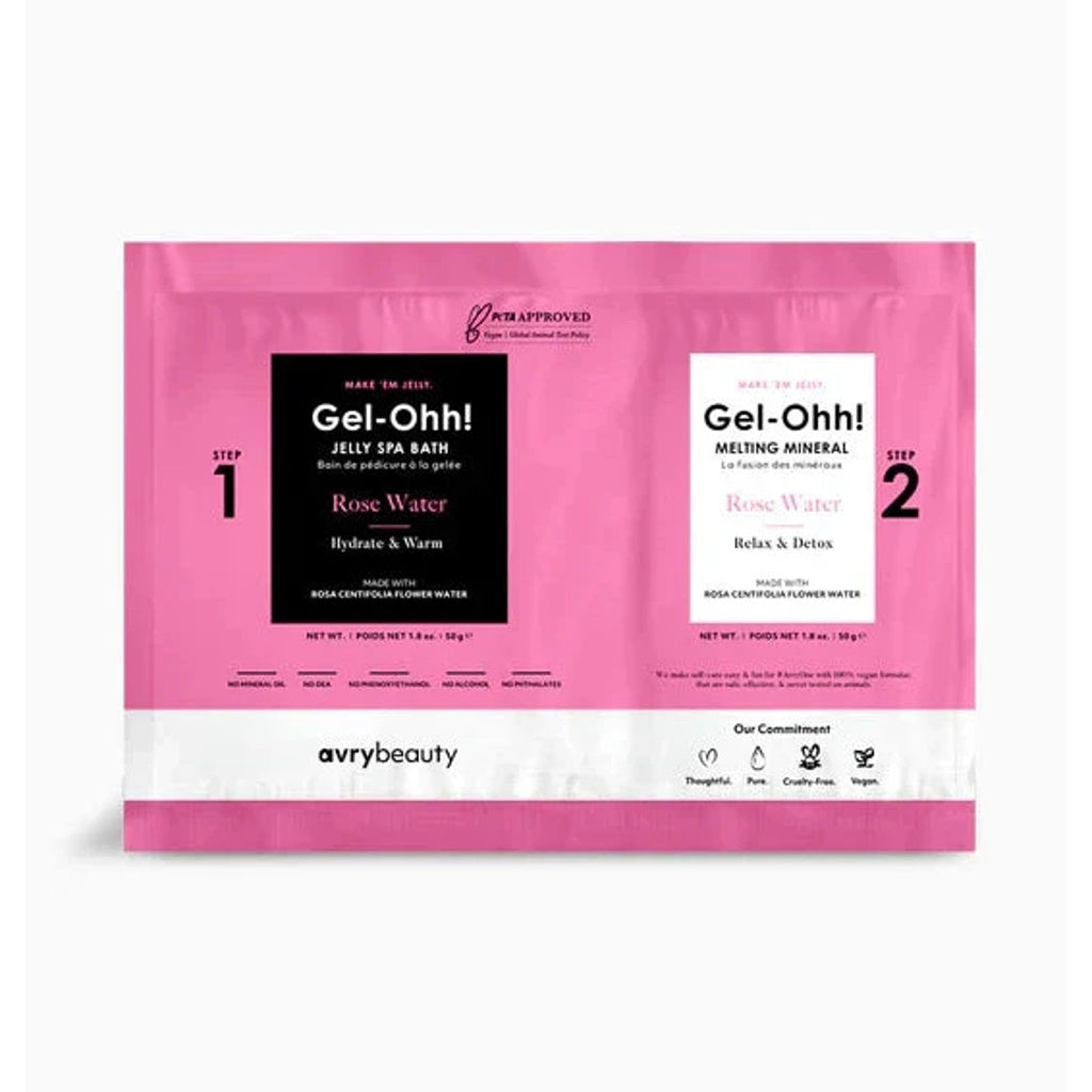 Gel-ohh! Jelly spa pedi single - rose - pedicure kit