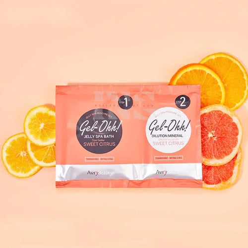 GEL-OHH! Jelly Spa Pedi Sweet Citrus 30/Box