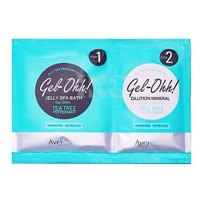 GEL-OHH! Jelly Spa Pedi Tea Tree & Peppermint 30/Box -