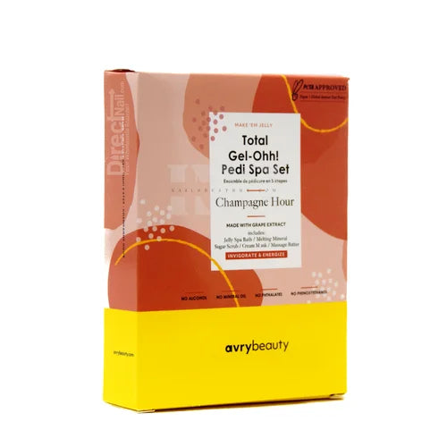 Gel-ohh! Pedi spa set 5 step single - champagne hour