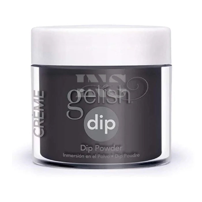 GELISH Dip - 830 Black Shadow - 1.5 oz