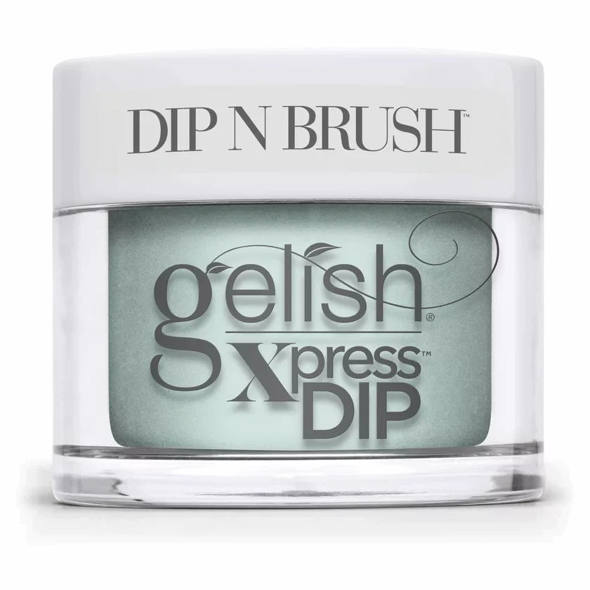Gelish dip & brush - 085 mint chocolate - 1.5oz - acrylic