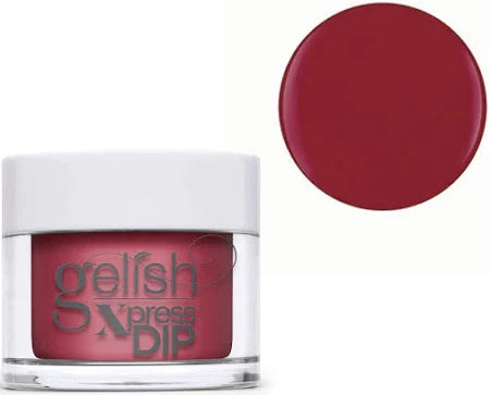 Gelish dip & brush - 189 ruby two-shoes - 1.5oz - acrylic