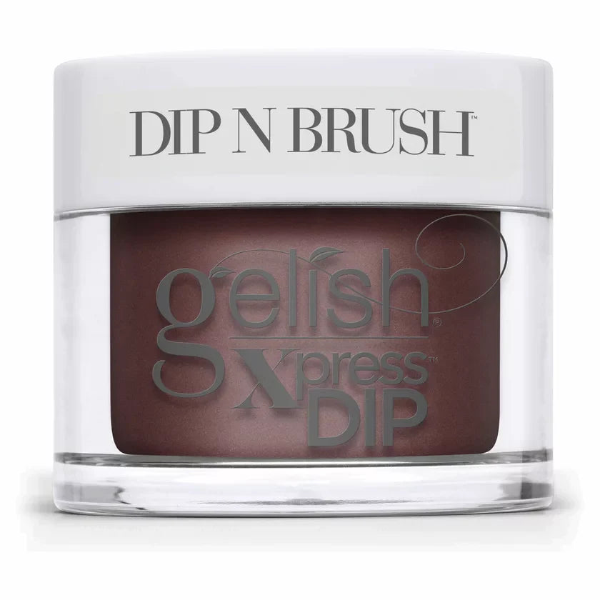 Gelish dip & brush - 809 red alert - 1.5oz - acrylic dip