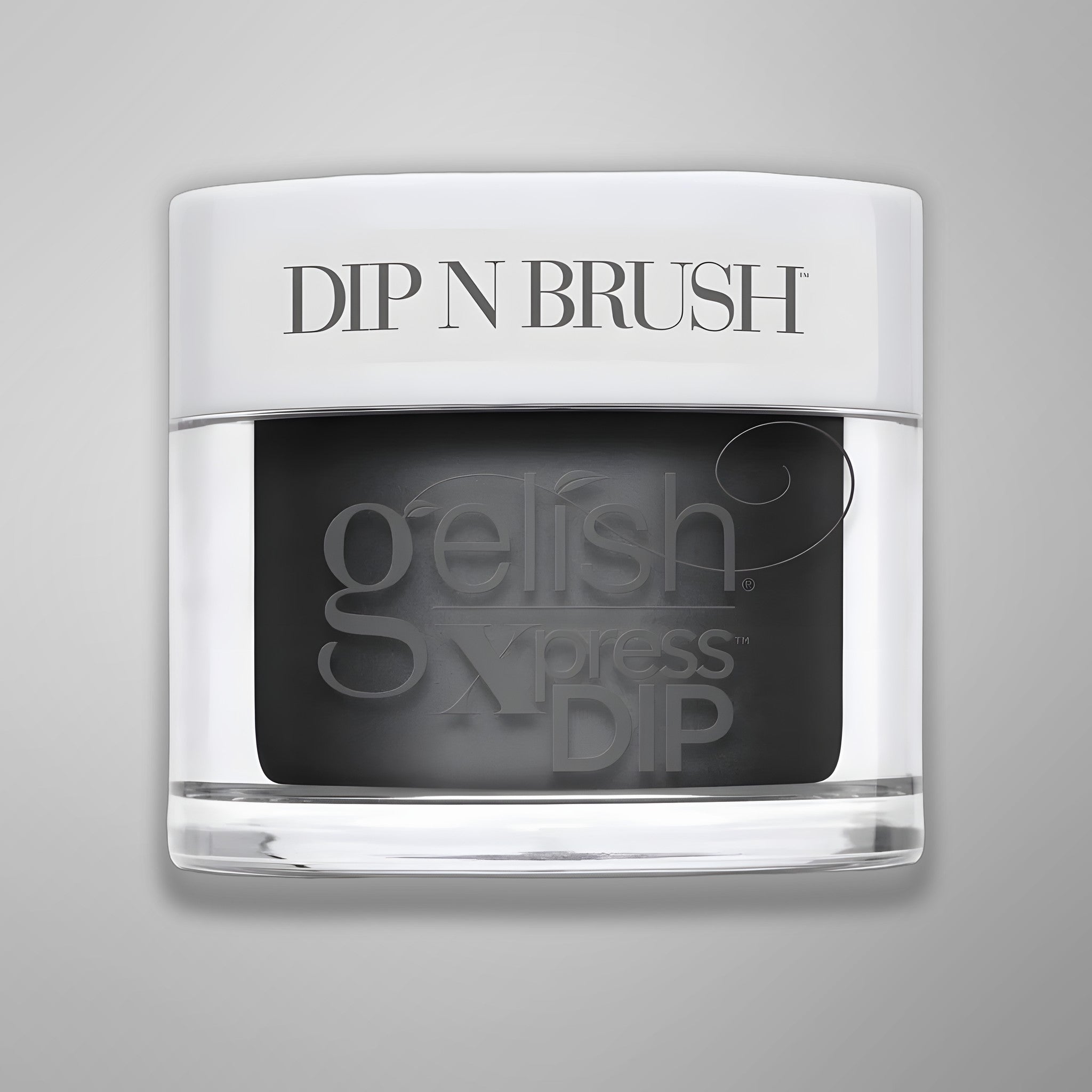 GELISH Dip & Brush - 830 Black Shadow - 1.5oz