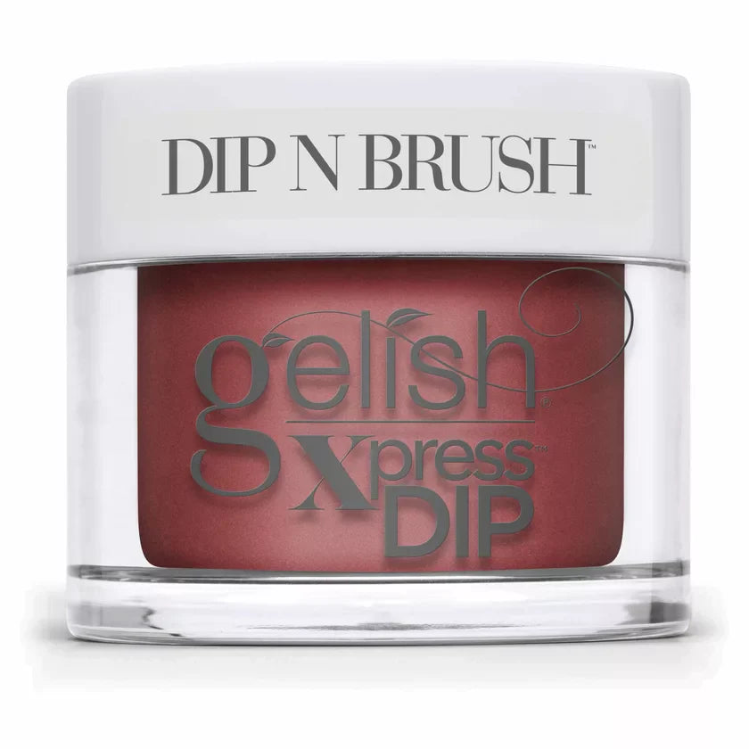 Gelish dip & brush - 861 hot rod red - 1.5oz - acrylic dip