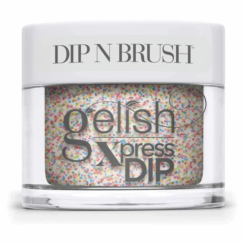 Gelish dip & brush - 952 lots of dots - 1.5oz - dip polish