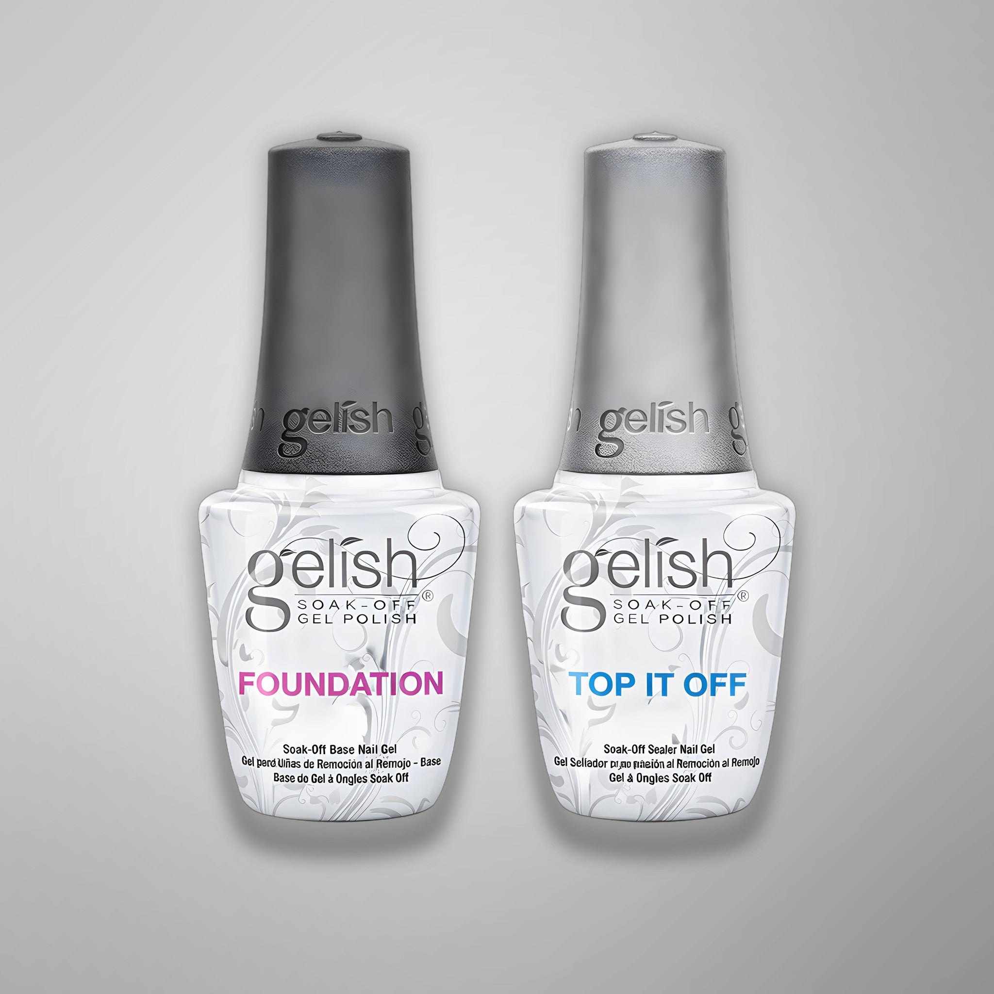 GELISH Top Coat & Foundation Base Gel 0.5 oz