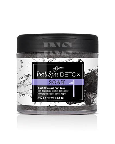 GENA Step 1 Charcoal Detox Soak 15.5 oz - Spa Treatment