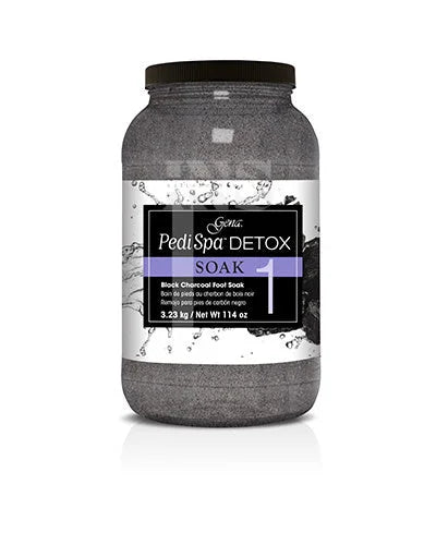 GENA Step 1 Charcoal Detox Soak Gallon - Spa Treatment