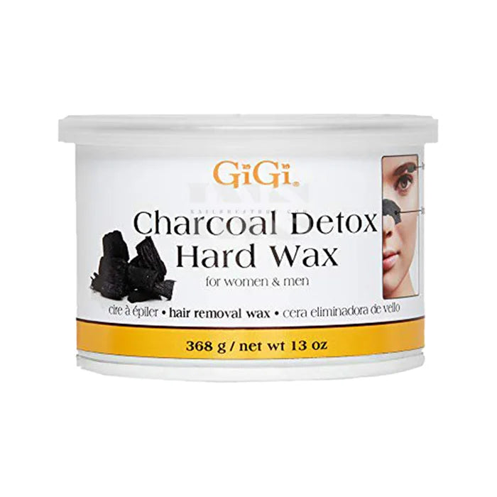 Gigi waxes 13 oz 24/box - charcoal detox hard - wax