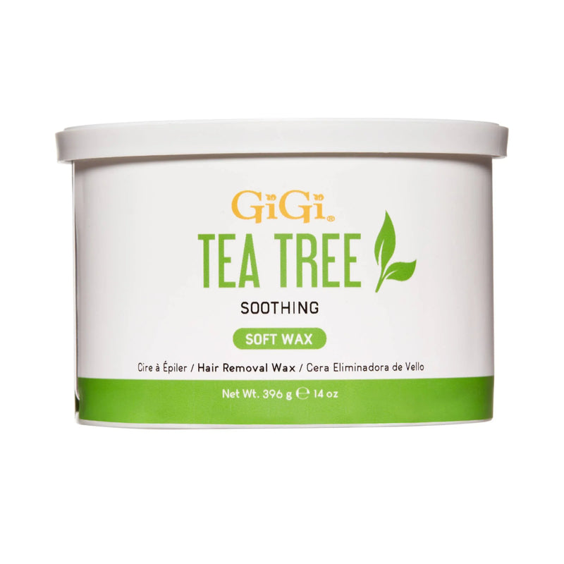 Gigi waxes 14 oz single - tea tree creme wax - wax