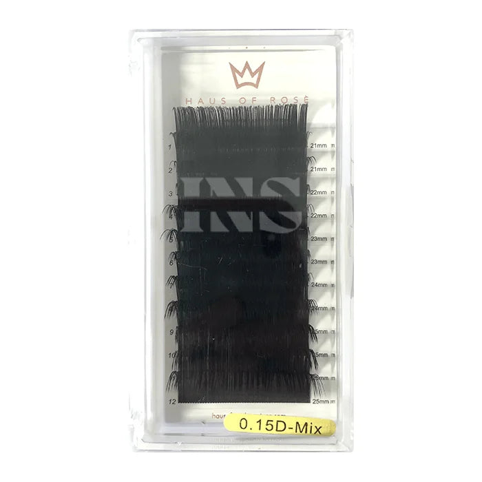 HAUS OF ROSE Lash Tray 0.15D Mix (21-25mm) - Lash Tray