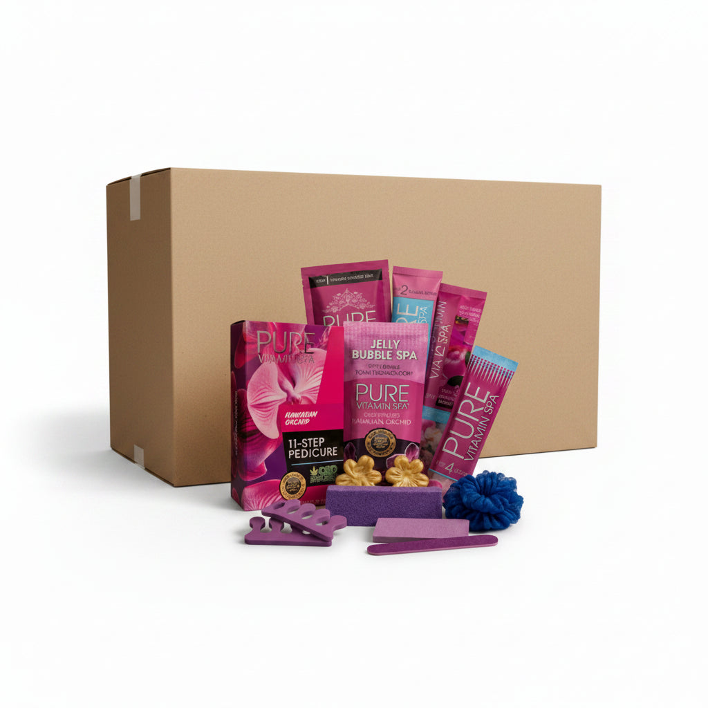 PURE Vitamin Spa 11-Step Pedicure Kit - Hawaiian Orchid