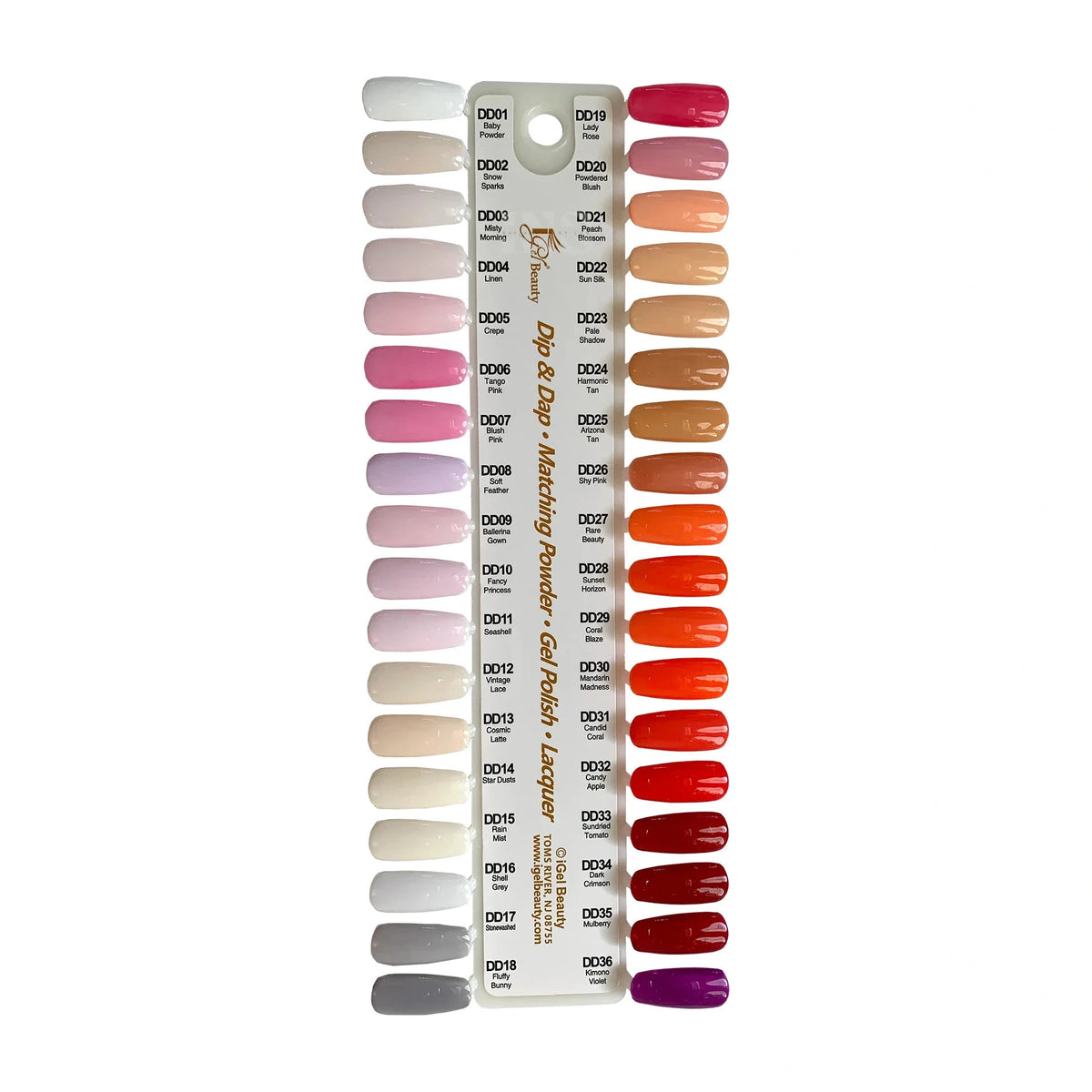 iGEL Dip - Collection 1 (1-36) - 36 pc - Free Chart