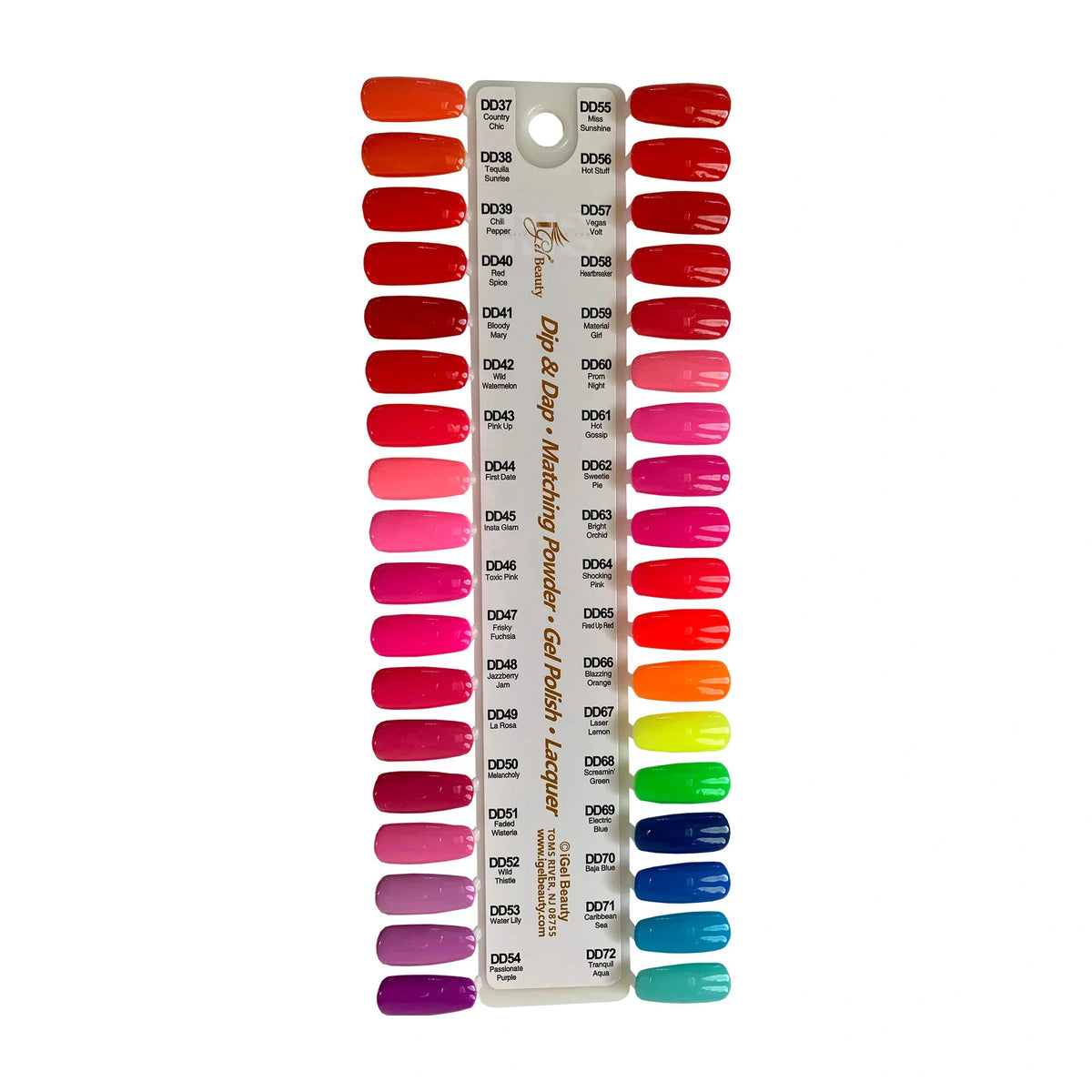iGEL Dip - Collection 2 (37-72) - 36 pc - Free Chart
