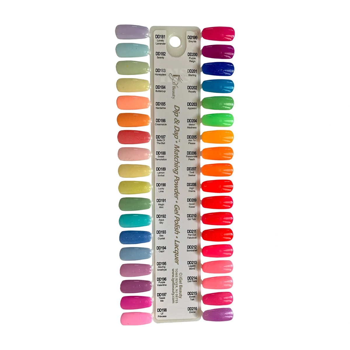 iGEL Dip - Collection 6 (181-216) - 36 pc - Free Chart