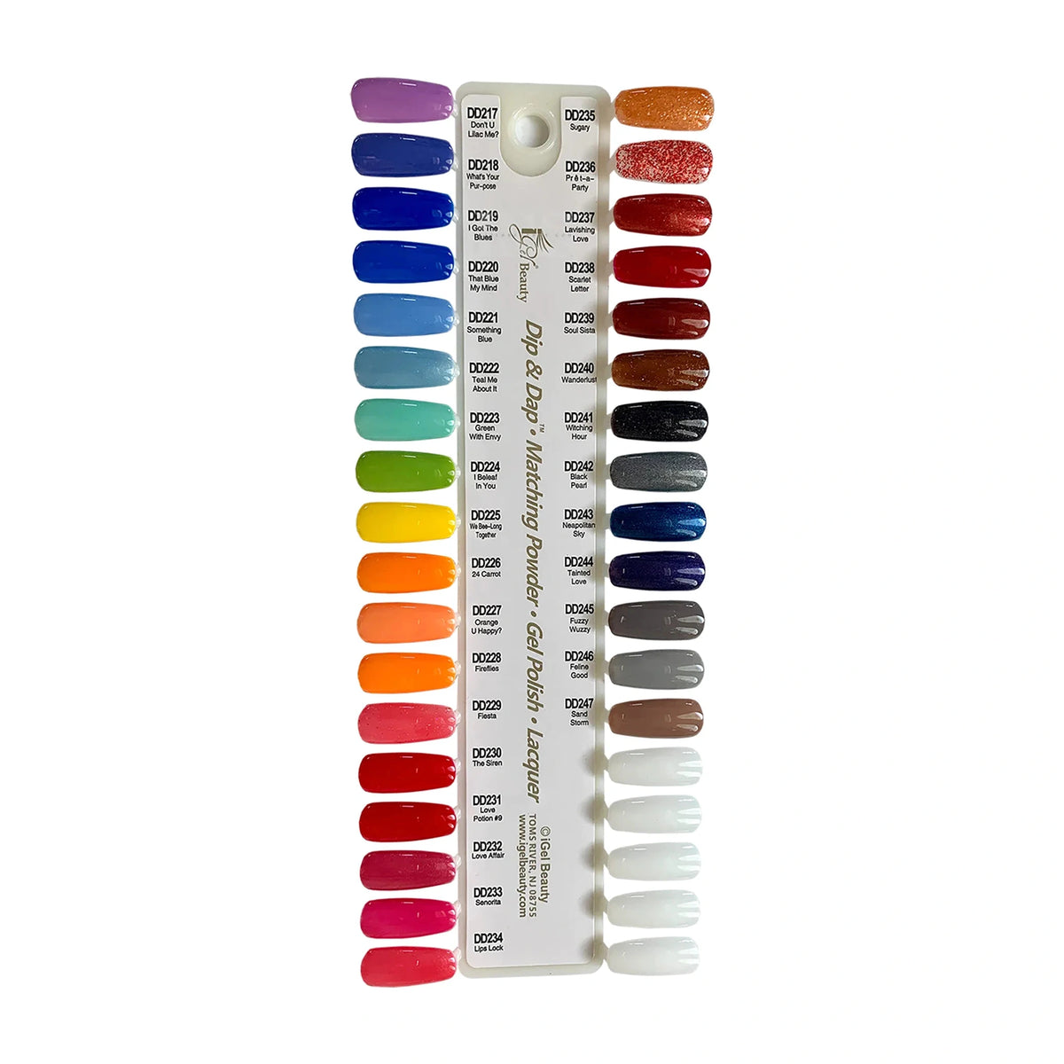 iGEL Dip - Collection 7 (217-247) - 31 pc - Free Chart