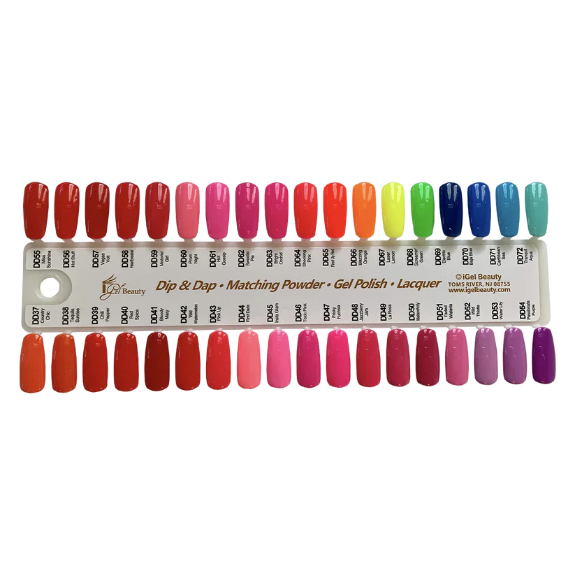 Igel color sample chart 1-9 (1-319) - nail art accessory