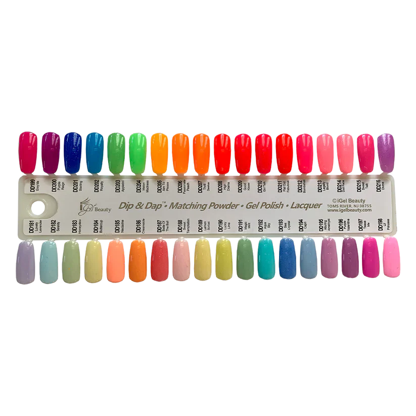 Igel color sample chart 1-9 (1-319) - nail art accessory