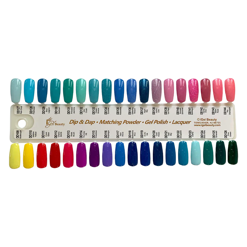 Igel color sample chart 1-9 (1-319) - nail art accessory