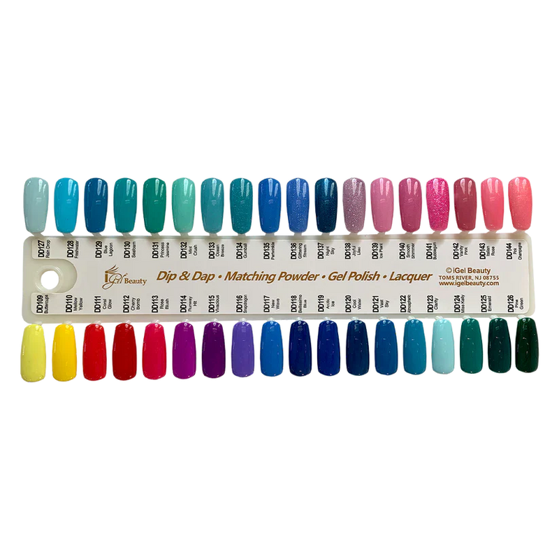 Igel color sample chart 1-9 (1-319) - nail art accessory